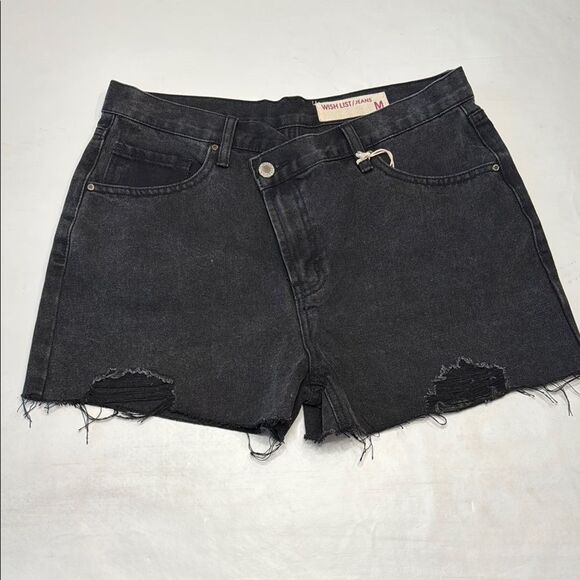 Women’s Wishlist Denim Raw Hem Shorts, Size Medium, Waist 31” - Picture 1 of 8